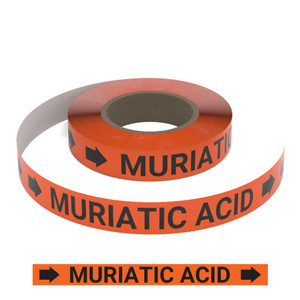 Muriatic Acid - Pipe Marking Roll